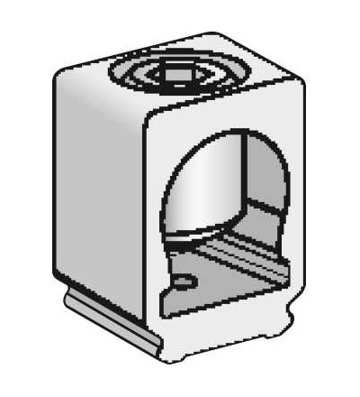 AL150HDS Svorky pro neupravené kabely (sada 3),, Schneider Electric