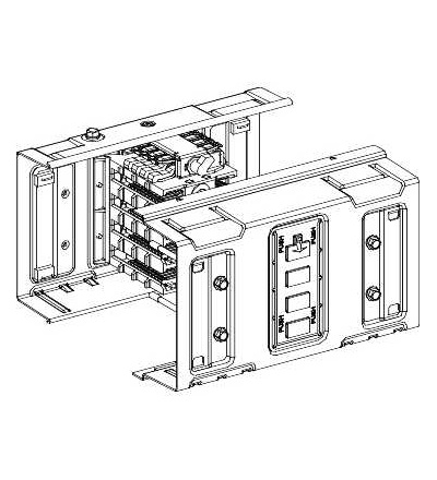 KSA1000ZJ4 Canalis, el. a mech. propojovací jednotka, 1000A, Schneider Electric
