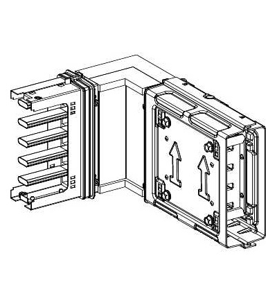 KSA400DLC40 Canalis-koleno 400A, Schneider Electric