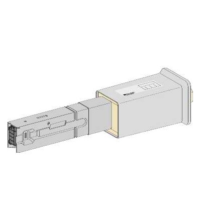 KBA40ABD4TW Canalis, napájecí jednotka pro KBA, 40A, mont. vpravo, vzd. ovl., bílá, Schneider Electric
