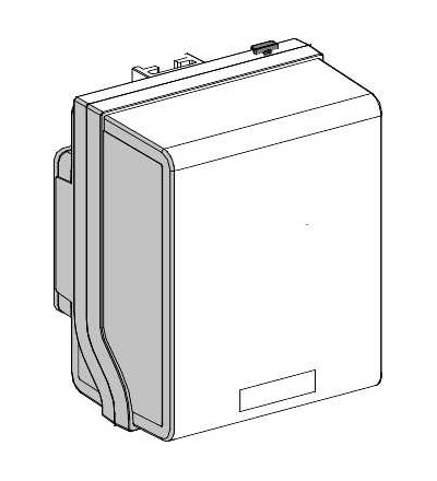 KNB16CN5 Canalis, vývodní jednotka pro pojistky DIN, E14, 16A, 3L+N+PE, Schneider Electric
