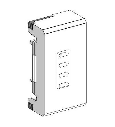 KNB16CF2 Canalis, vývodní jednotka pro pojistky NF, 8,5x31,5, 16A, L+N+PE, Schneider Electric