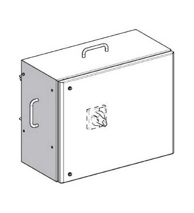KSB400DC4TRE Canalis, vývodní skříň- 400A pro Compact NS TRE, 3L+N+PE, Schneider Electric