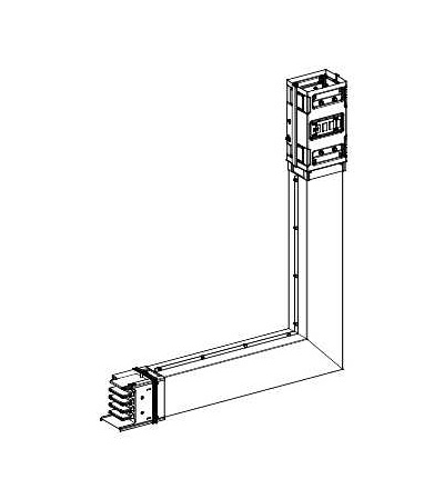 KSA250DLE4A Canalis-koleno 250A na míru, Schneider Electric