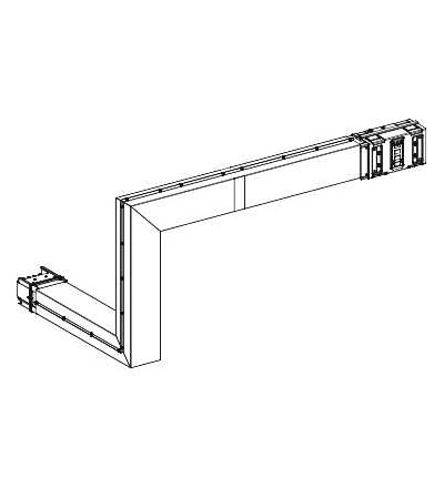 KSA630DMBK4CF Canalis-3D koleno 630A na míru, Schneider Electric