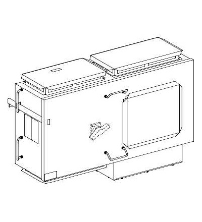 KTB1250CB4 KT pevná vývodní skříň 3L N PE NS1250, Schneider Electric