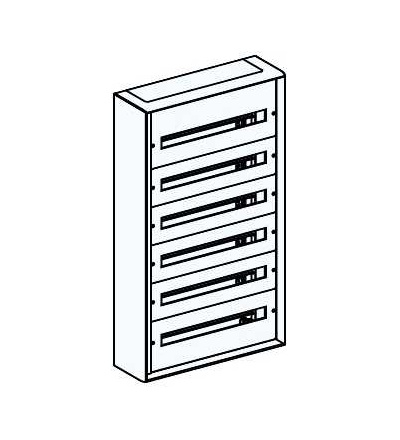 08006 Prisma Plus, G System, Nástěnná Pack skříň, Š = 550mm, 6 řad, Schneider Electric