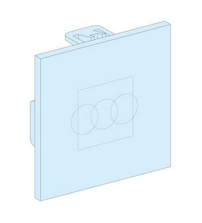 03907 Prisma Plus, G & P System, zakrývací štítek 72x72mm, Schneider Electric