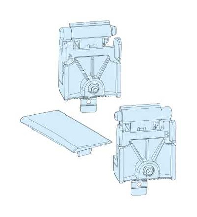 08585 Prisma Plus, G & P System, sada pantů čelního panelu, Schneider Electric