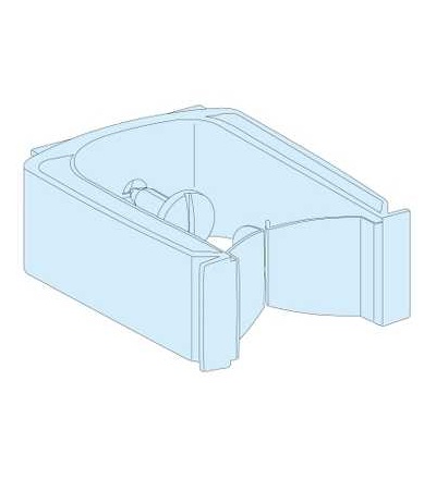 04262 Prisma Plus, G & P System, 12 vertik. kabelových příchytek, Schneider Electric