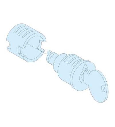 09942 Prisma Plus, G system, válcový zámek+2 klíče č. 1242 e, IP55, Schneider Electric