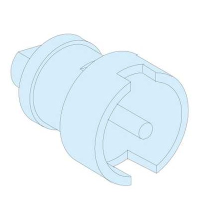 09982 Prisma Plus, G system, dveřní vložka motýlková 3mm, IP55, Schneider Electric
