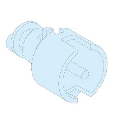 09932 Prisma Plus, G system, vložka se čtvercovým otvorem 6mm, IP55, Schneider Electric