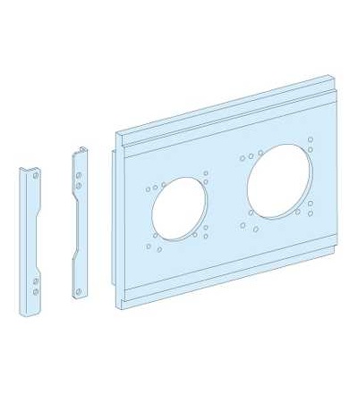 08864 Prisma Plus, G System, montážní panel s dvěma otvory 65x85mm a 90x100mm, Schneider Electric