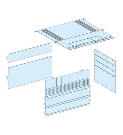04853 Prisma Plus, P System, kryt zadních vývodů pro vertik. NS1600 pevný, Schneider Electric