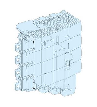 04067 Prisma Plus, G System, připojovací blok pro NSX, INS250 napájené zdola, Schneider Electric