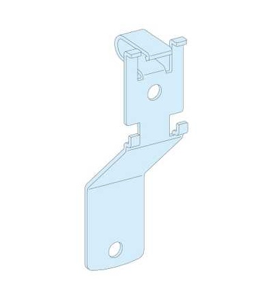04205 Prisma Plus, G System, 2 držáky zemnící sběrnice na modulární lištu, Schneider Electric