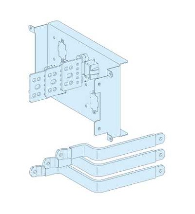 04455 Prisma Plus, P System, připojovací sada pro NSX630 pevný s páčkou, 3p, Schneider Electric