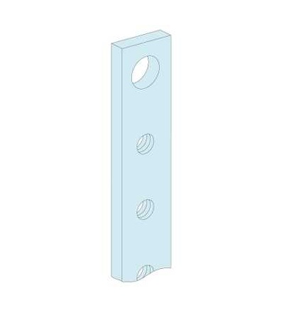 04162 4 zadní děrované sběrnice, 250A, D=1000mm, Schneider Electric
