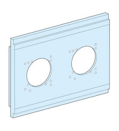 08863 Prisma Plus, G System, montážní panel s dvěma otvory 65x85mm, Schneider Electric