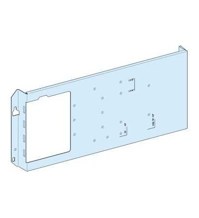 03031 Prisma Plus-G System-montážní panel pro horiz. NSX250 pevný s otočnou rukojetí, Schneider Electric