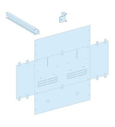 03508 Prisma Plus, P System, mont. deska pro dva 3-fázové elektroměry, 6modulů, Schneider Electric