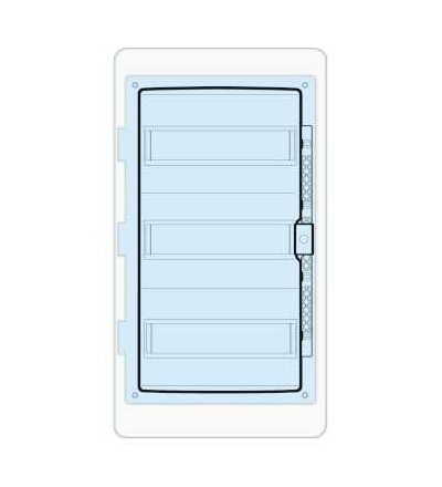 10344 Kaedra, pro modulární přístroje, 3x12modulů, 340x410mm, Schneider Electric