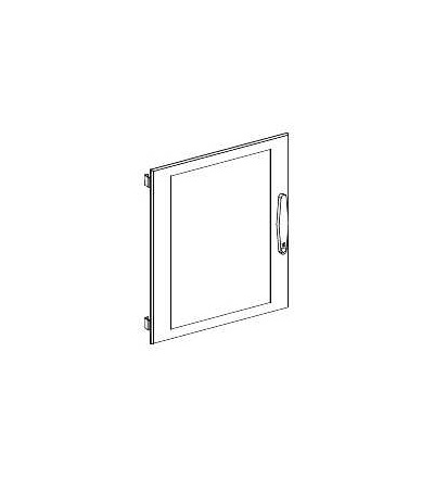 08093 Prisma Plus, G System, Pack skříň, prosklenné dveře, Š = 550mm, 3 řady, Schneider Electric