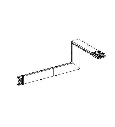 KSA250DMBL4CF Canalis-3D koleno 250A na míru, Schneider Electric