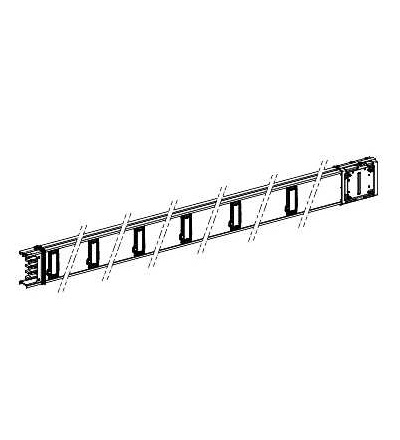 KSA100ED43012 Canalis, rovná délka distribuční, 100A, 3m, 12 vývody, Schneider Electric