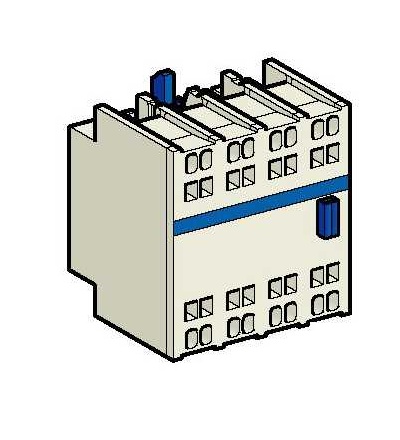 LADN313 TeSys D, blok pomocných kontaktů, 3Z+1V, pružné svorky, Schneider Electric