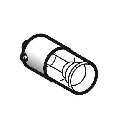 DL1CF220 čirá neon žárovka s BA9s-230 V/2,6 W, Schneider Electric