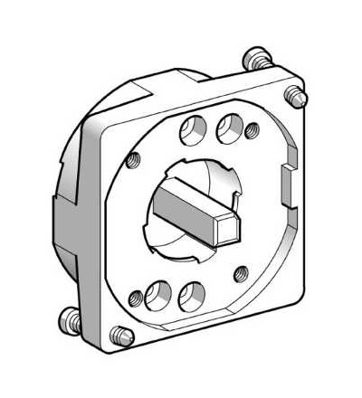 KZ127 Adaptor plate for ? 22 cam switch with metal bezel, Schneider Electric