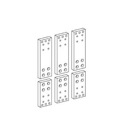 48124 Přední připojení horní montáž, 3p, pro NW 20, Schneider Electric