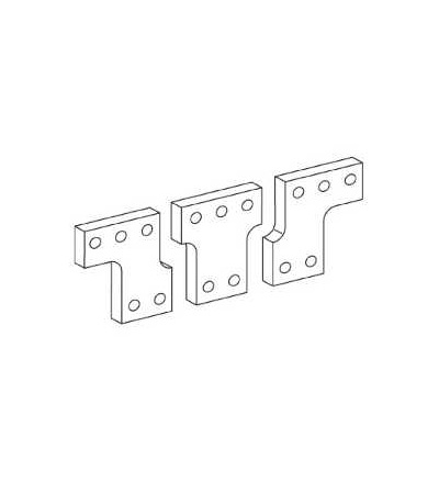 33622 95mm výška rozšiřující nástavce pro ploché připoj., 3p, pro NT 06..16, Schneider Electric