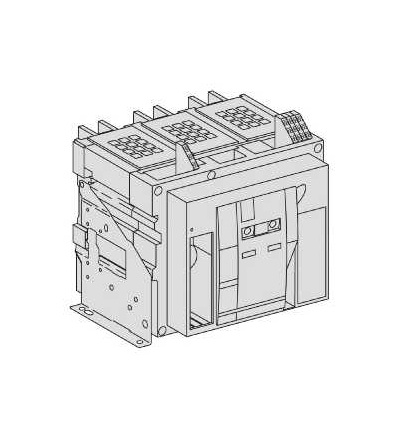 48015 Jistič Masterpact NW10H1, 1000A, 3p, pevný, bez jednotky spouští, Schneider Electric