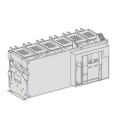 48118 Jistič Masterpact NW63H1, 6300A, 3p, pevný, bez jednotky spouští, Schneider Electric