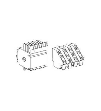 48198 Pomocný kontakt, 4 OC, Schneider Electric