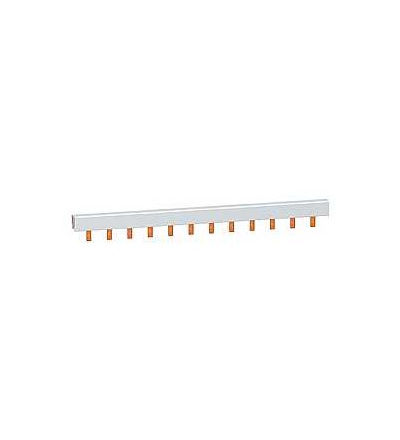 10389 Hřebenová lišta, 63A, 2p, L = 12x18mm, Schneider Electric