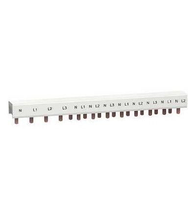 10547 Hřebenová lišta pro 48mod. C60 Clario, Librio, ProDis pravá, 80A, Schneider Electric