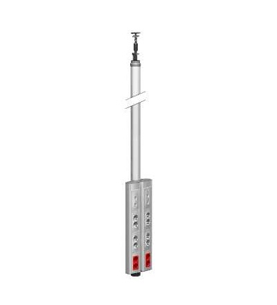 ISM20517 OptiLine 70-obslužný sloup-2 box-natural-3800...4200mm, Schneider Electric