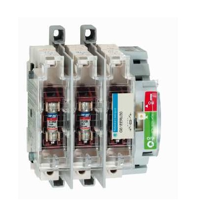 GS1EERU30 Tělo pojistkového odpínače GS1, TeSys GS, 3p, UL 30A- pojistka vel. CC, Schneider Electric