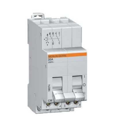 18073 2-polohový přepínač CM, modulární, 1přep, 20A, 250 V, Schneider Electric