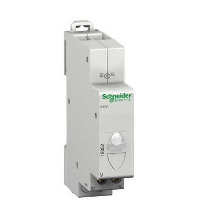 18332 Modulární signálka V, integrovaná LED, bílá, 12..48 V, Schneider Electric