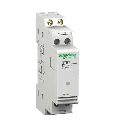 15416 Přepínací relé RTBT, 10mA/10VDC, 5A/250VAC, 12...24 VAC/DC, Schneider Electric
