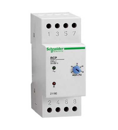 21180 Fázové řídící relé RCP, 8A, 400 V 50/60Hz, 1 přep., Schneider Electric