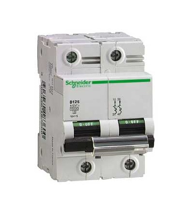 18412 Modulární jistič C120H, 2p, 63A, char. B, Schneider Electric