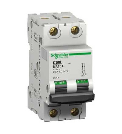 26352 Modulární jistič C60LMA, 2p, 16A, char. L, Schneider Electric