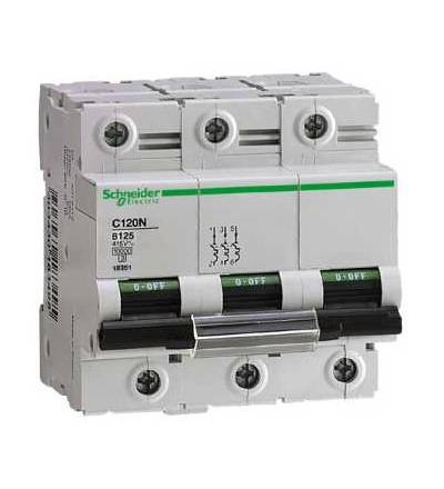 18365 Modulární jistič C120N, 3p, 80A, char. C, Schneider Electric