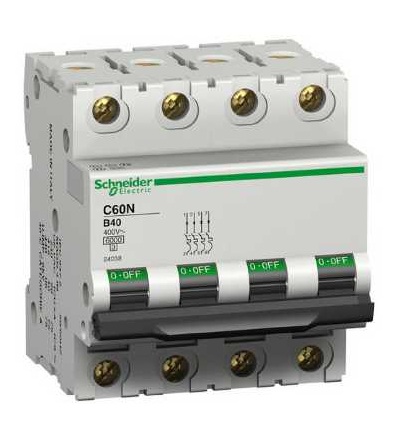 24103 Modulární jistič C60N, 4p, 16A, char. B, Schneider Electric